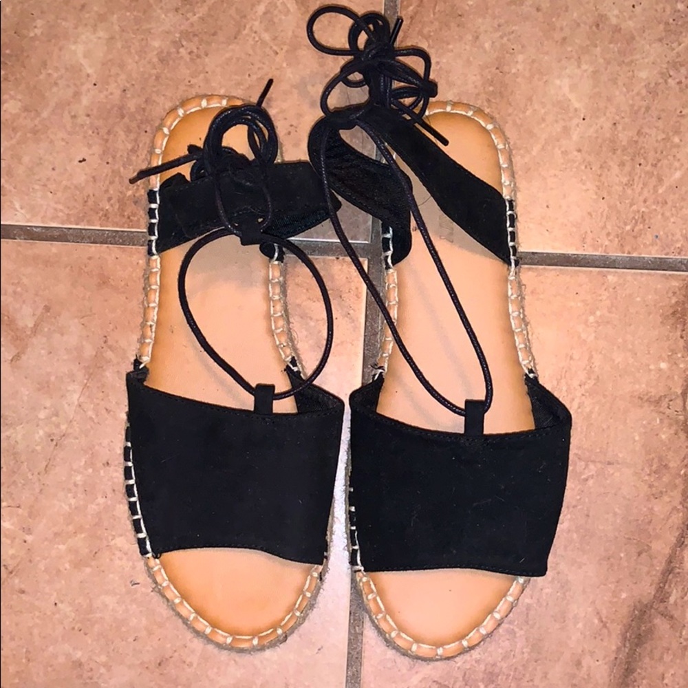 old navy lace up sandals 🥰